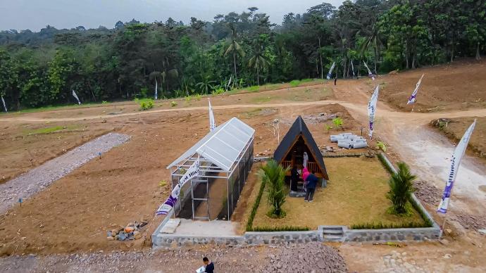 Tanah Kavling Murah Villa Estetik Kebun Anggur Harmoni FArm House di Bogor Kahf Pro
