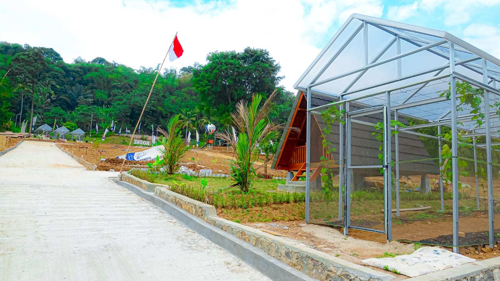 Tanah Kavling Murah Villa Estetik Kebun Anggur Harmoni FArm House di Bogor Kahf Pro 25