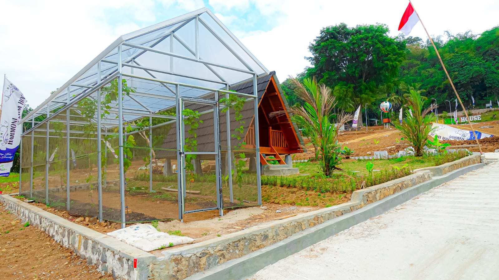 Tanah Kavling Murah Villa Estetik Kebun Anggur Harmoni FArm House di Bogor Kahf Pro 33